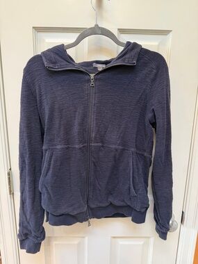 Vince Textured Zip-Up Hoodie